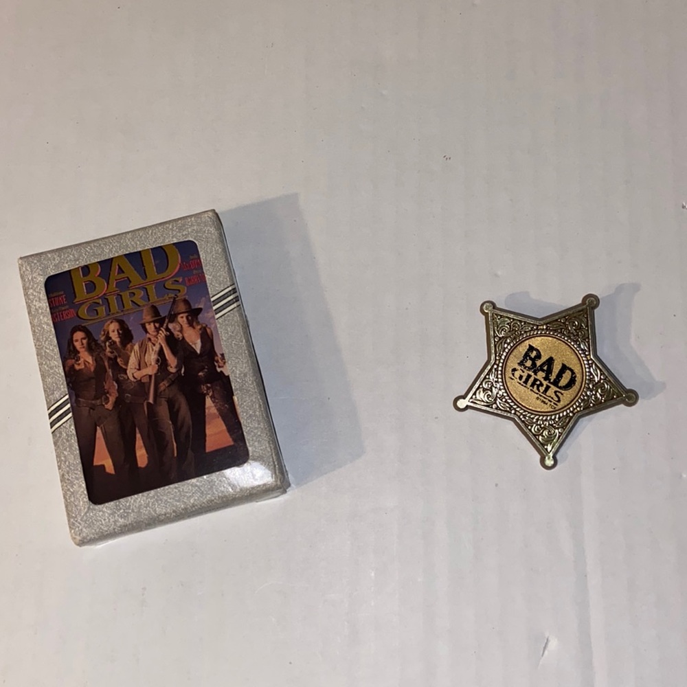 20th Century Studios Vintage 1994 Bad Girl’s Movie Promotional Button And Cards